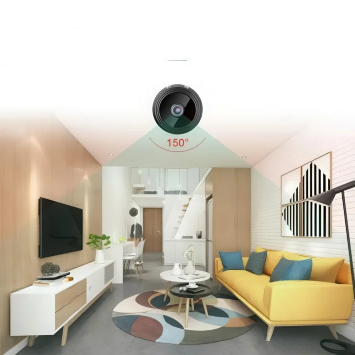 Mini kamera Wi-Fi 1080P Full HD z detektorem ruchu i nocnym trybem