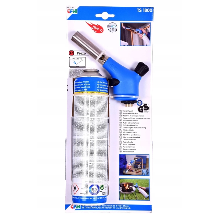 GTU_02 PALNIK LUT.PIEZO+600ml TS1800 52132