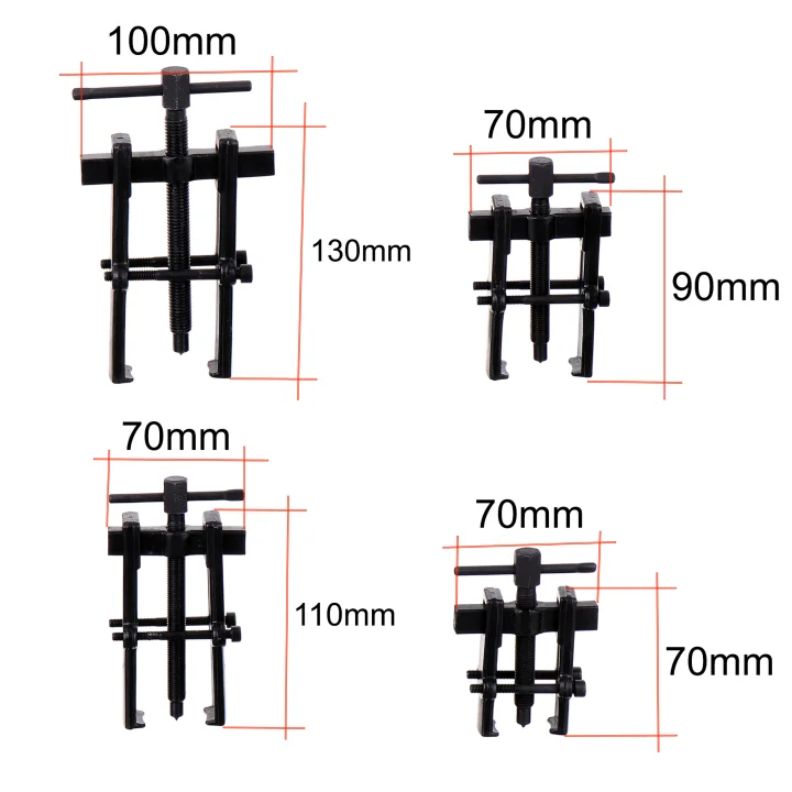 ZESTAW ŚCIĄGACZY STY2346 4szt. dwuramiennych z blokadą