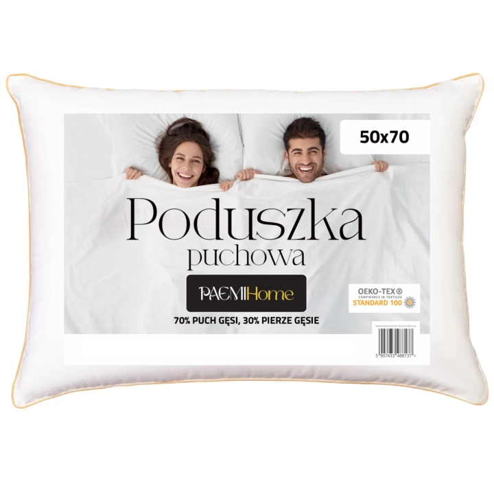 Poduszka puchowa 50x70 (70% puch, 30% pierze)