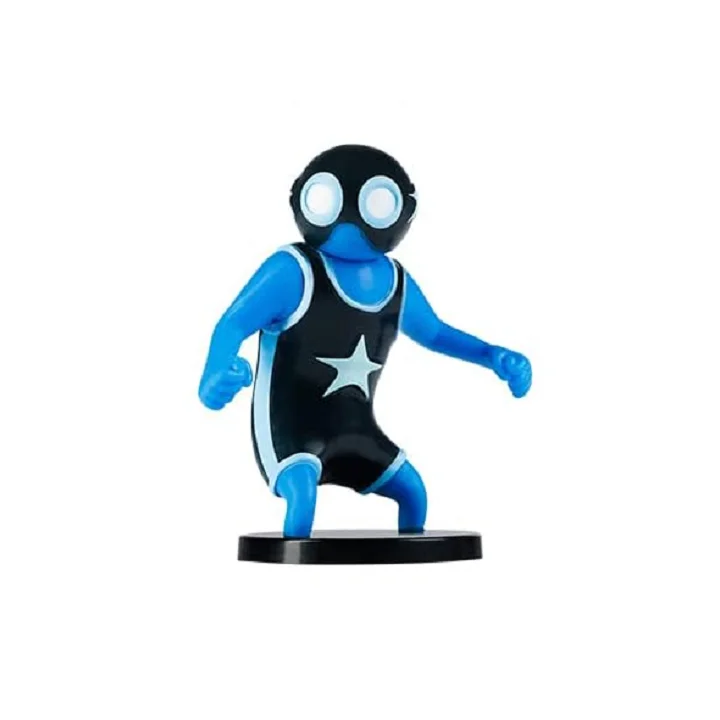 P.M.I. Gang Beasts series 1 Wrestler Blue 7cm