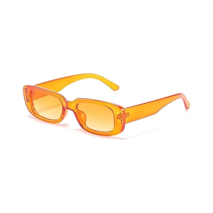 Okulary przeciwsłoneczne retro prostokątne RUNHUIS unisex małe kwadratowe vintage