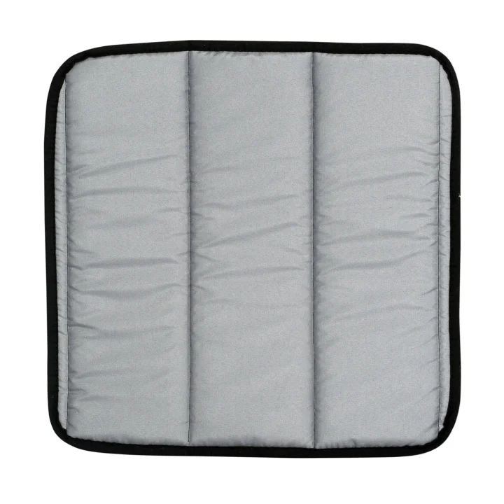 Poduszka pikowana z pianki 50x50 cm ciemnoszara