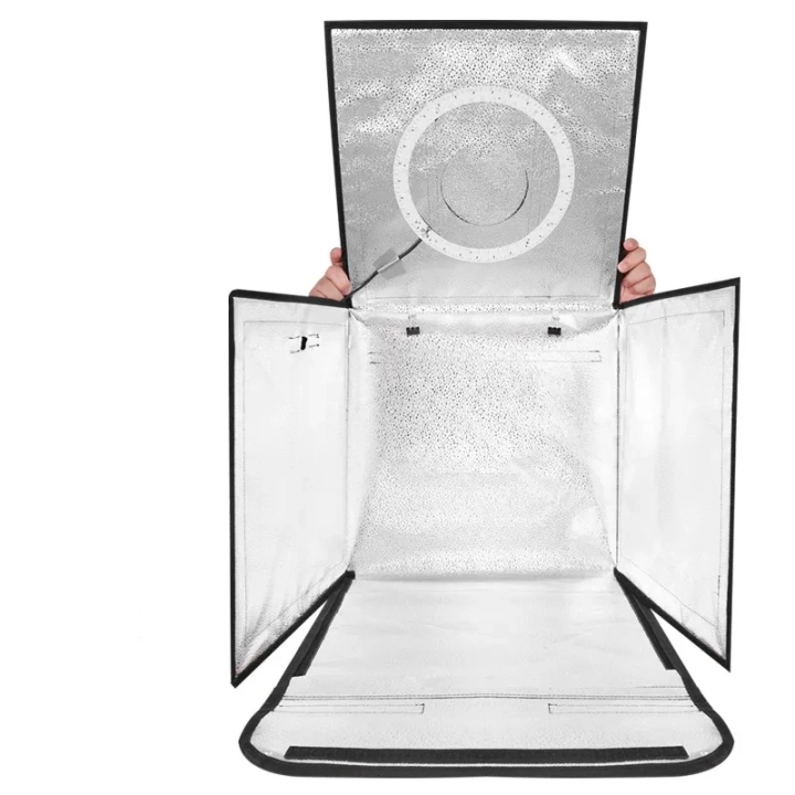 Foto box 40x40 cm składany namiot fotograficzny z 3 tłami w różnych kolorach