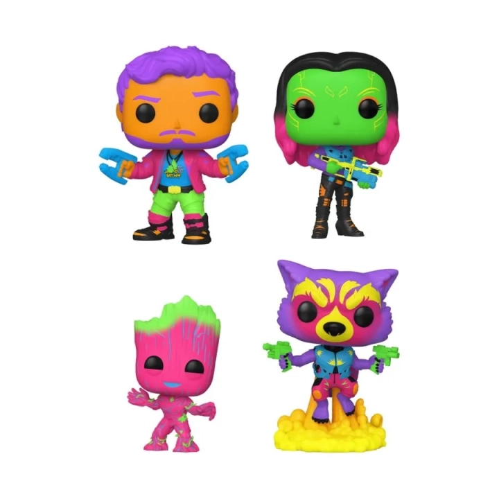 Funko POP Marvel GOTG Gamora Groot Rocket 4pak SE
