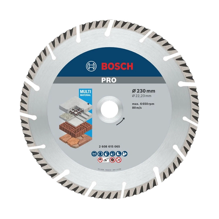 Tarcza diamentowa BOSCH 230mm segmentowa, profesjonalna, uniwersalna
