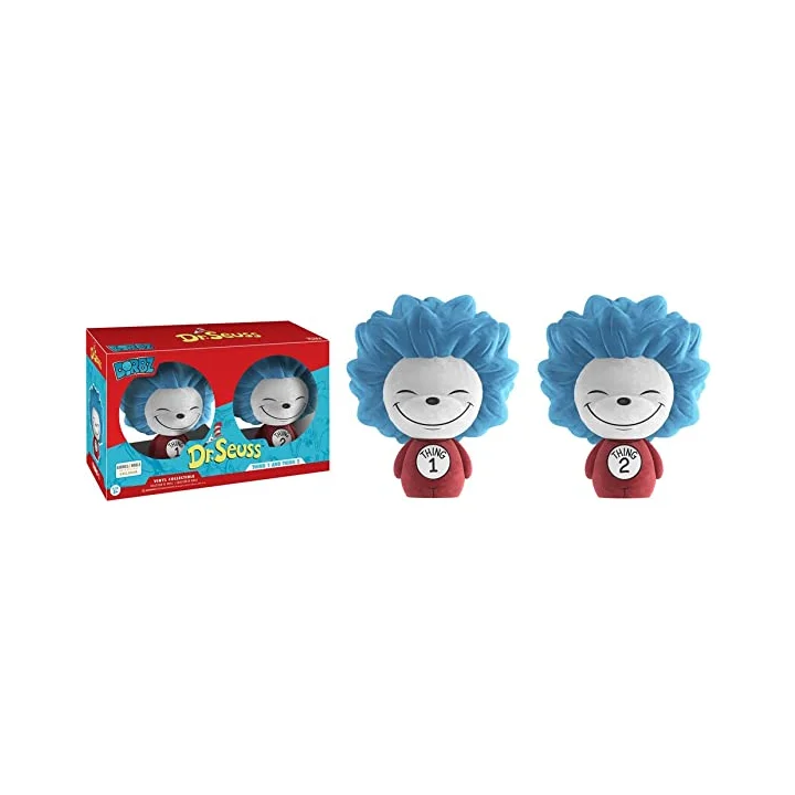 FUNKO DORBZ Dr Seuss thing 1 i thing 2 flocked 2pak