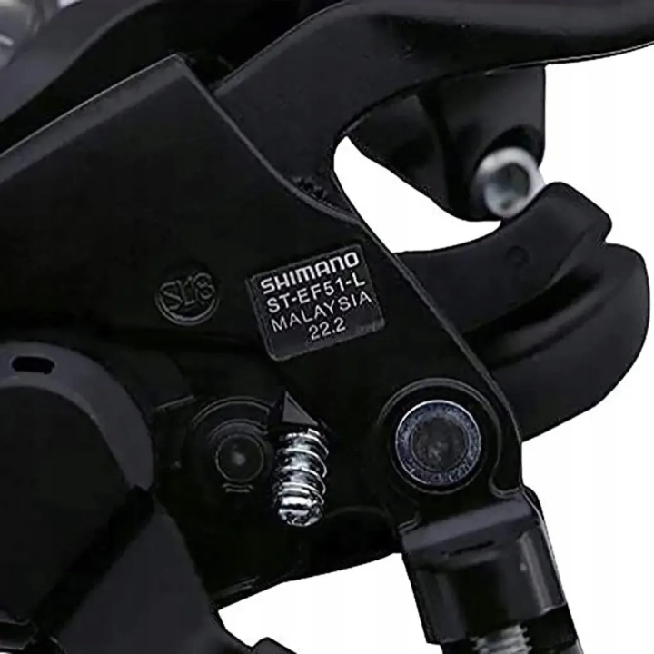 Komplet KLAMKOMANETKI Shimano ST-EF51-7 Altus 3x7 dźwignie zmiany biegów do roweru