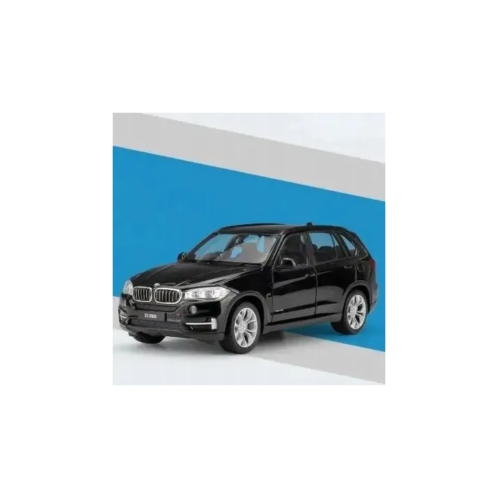 Model BMW X5 w skali 1:24 czarna kolekcjonerska miniatura luksusowego SUV-a