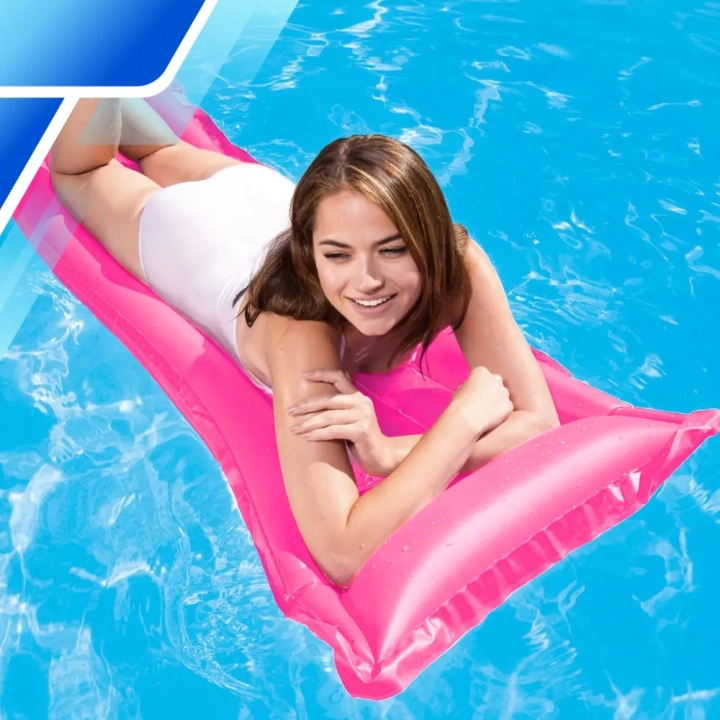 BESTWAY WYGODNY DMUCHANY NADMUCHIWANY MATERAC DO WODY PŁYWANIA 183 X 69 CM
