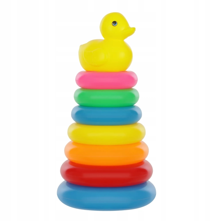 LT380 PIRAMIDA MONTESSORI KACZKA UKŁADANKA KÓŁEK