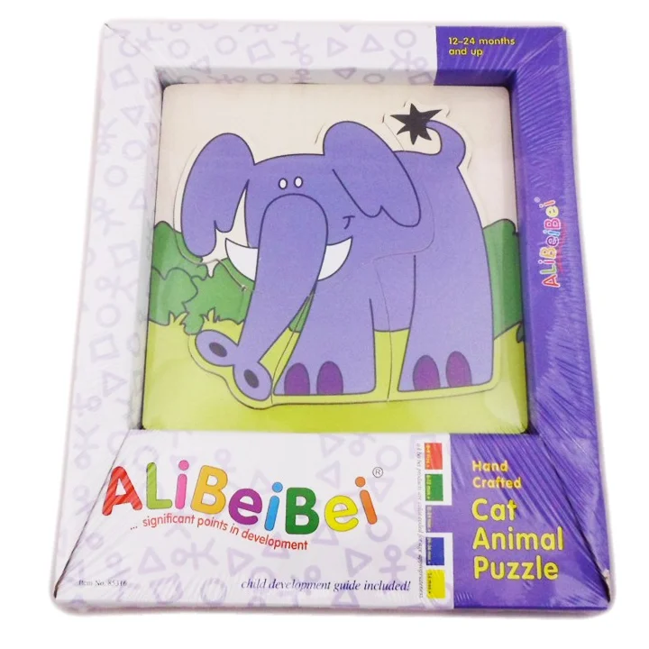 PUZZLE DREWNIANE SŁOŃ