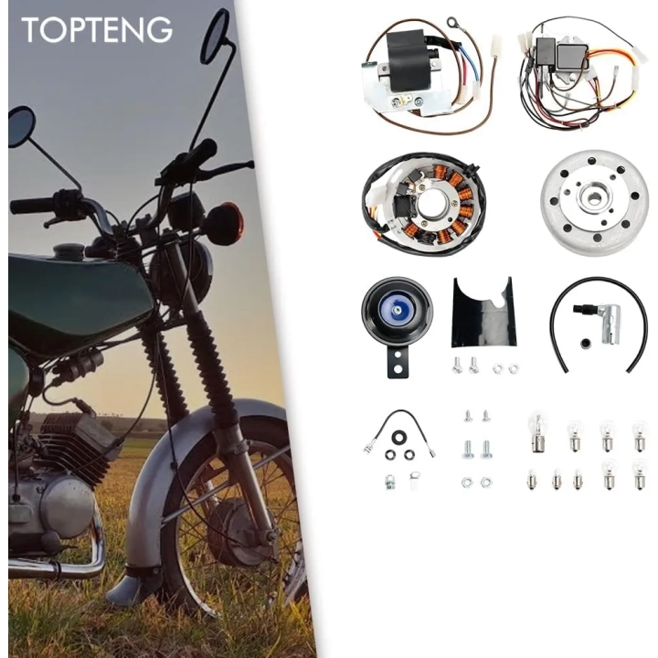 UŻYWANE Zestaw zapłonowy do Simson Topteng 12V części zamienne S50-S83