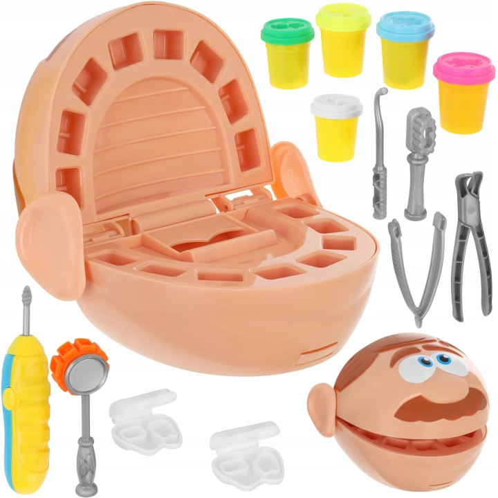 DENTYSTA MASA PLASTYCZNA ZESTAW CIASTOLINA 5 TUB