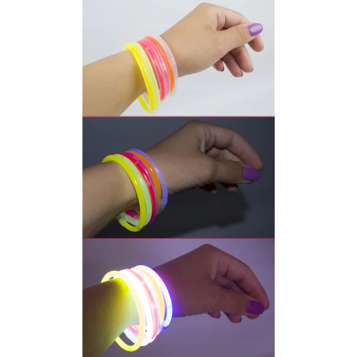 *LT431 OPASKI ŚWIECĄCE BRANSOLETKI FLUORESENCYJNE