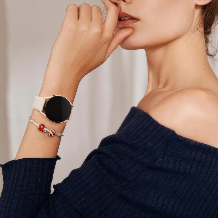 Pasek silikonowy do zegarka AK 22mm zestaw 4 szt. z klamrą szybka wymiana unisex