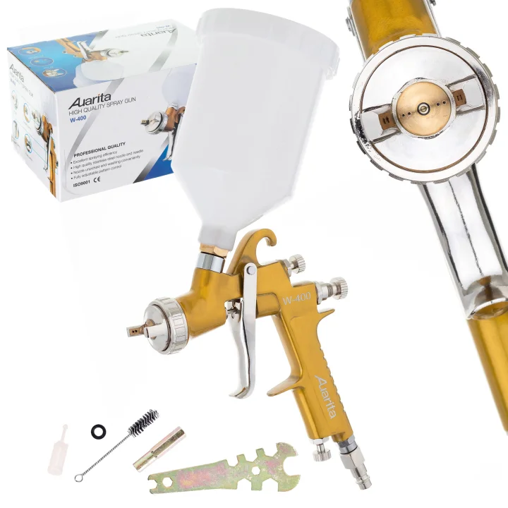 Pistolet Lakierniczy Malarski do Malowania LVMP 2,0mm W-400 AUARITA 600ml