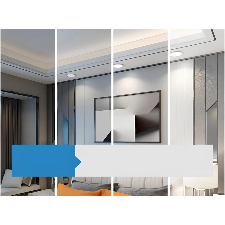 Lampa panelowa LED 8-12W, 240 V, 4 szt., opalkowanie zastępcze