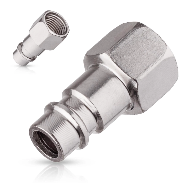 1x Wtyczka złączka do narzędzi pneumatycznych 1/4"