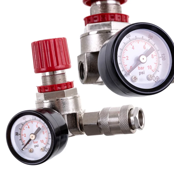 Reduktor do kompresora Sprężarki Pod Pistolet Lakierniczy 1/4 Szybkozłączka