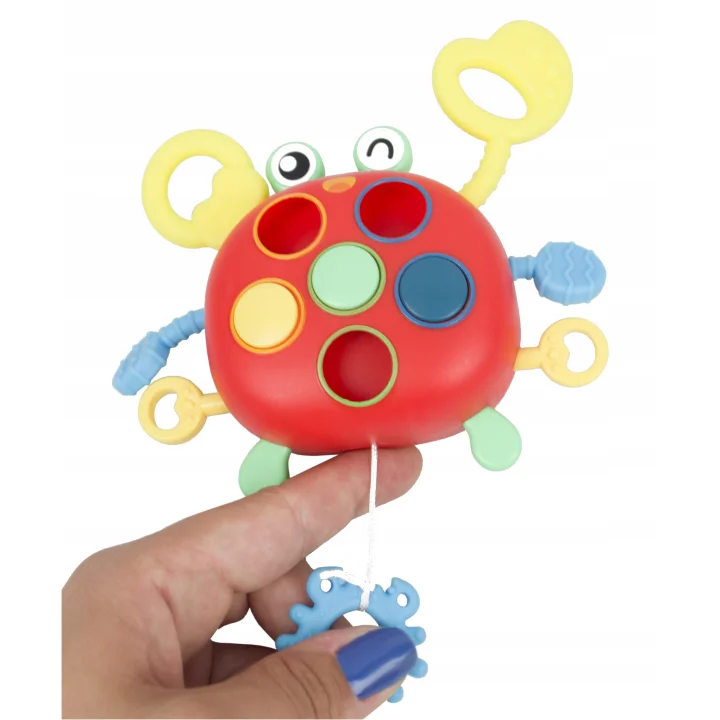 GRYZAK KRAB SENSORYCZNA ZABAWKA RUCHOME ELEMENTY