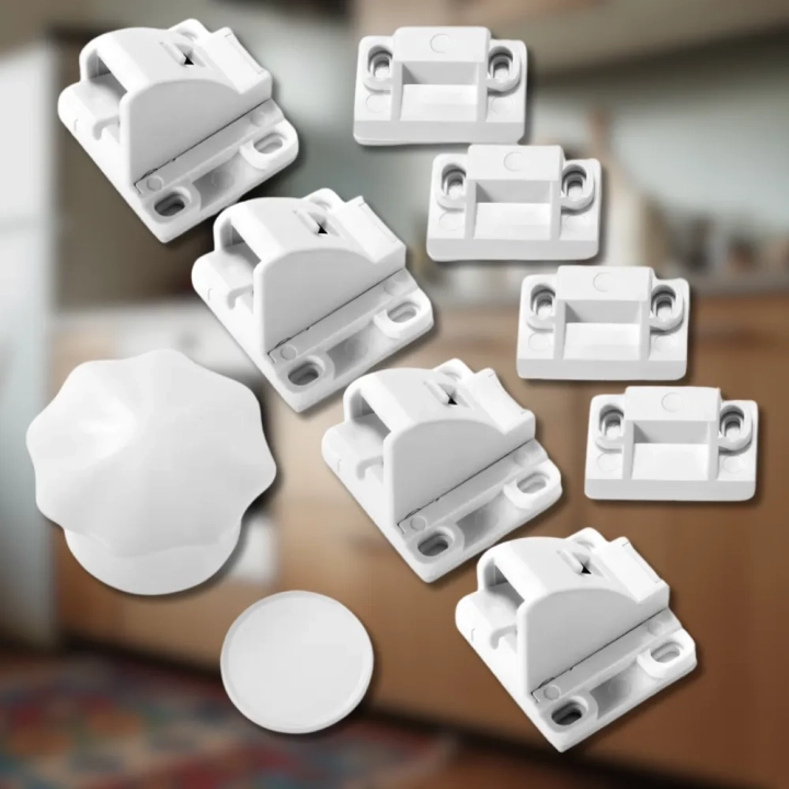 BLOKADA MAGNETYCZNA DO SZAFEK MAGNETYCZNE ZABEZPIECZENIE SZAFEK SZUFLAD