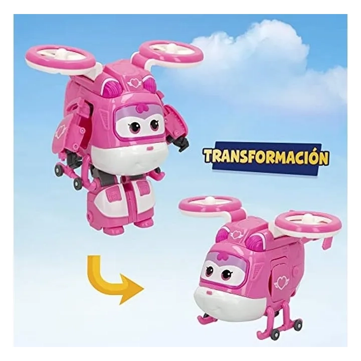 Super Wings samolot Articulated Action Dizzy 8cm