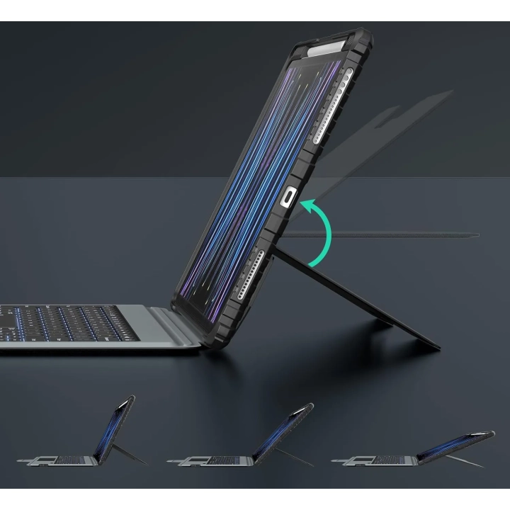 Etui z klawiaturą Nillkin do iPad Pro 12.9, 7 kolorów, 500 mAh