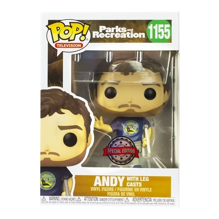 Funko POP! TV Parks & Recreation Andy 1155 Second Edition