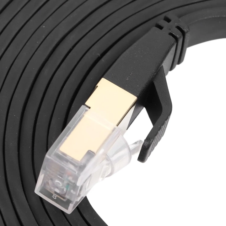 Kabel Ethernet Cat 8 o długości 5 m, Profesjonalny przewód internetowy 40 Gb/s
