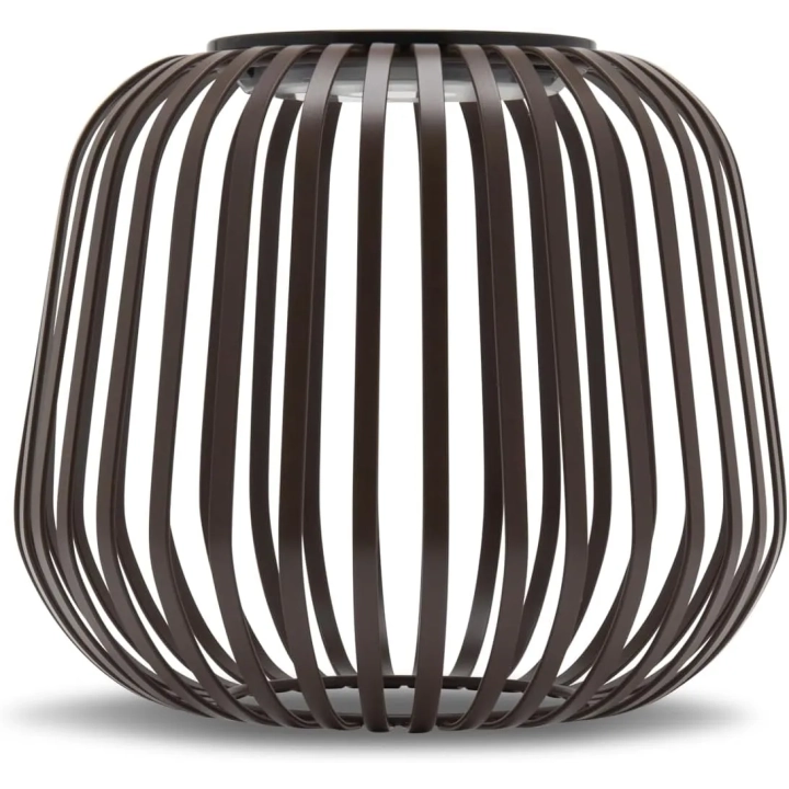Lampa solarna zewnętrzna LUUK LIFESTYLE S1829-17 IP44 72h światło brązowa