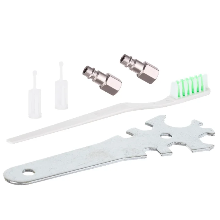 Pistolet Lakierniczy Zestaw 3x Dysza 0,8 1,4 1,7 HVLP do Malowania 600+125