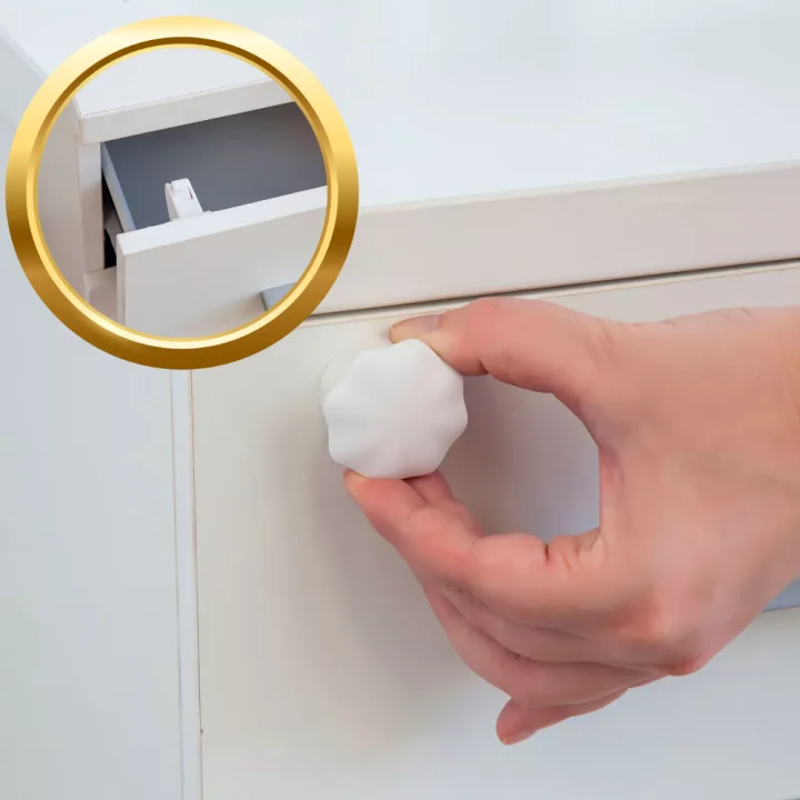 BLOKADA MAGNETYCZNA DO SZAFEK MAGNETYCZNE ZABEZPIECZENIE SZAFEK SZUFLAD