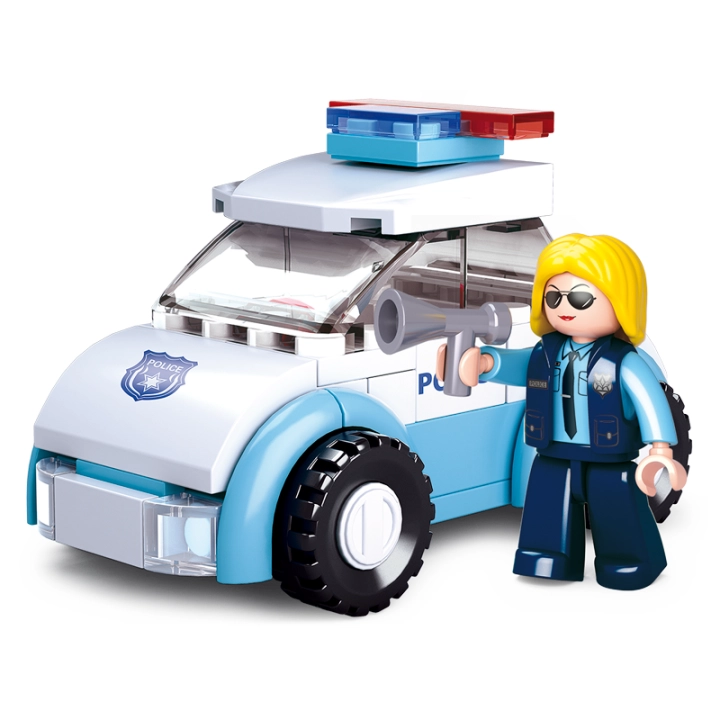 Klocki SLUBAN Policjantka 68 el. M38-B0600B