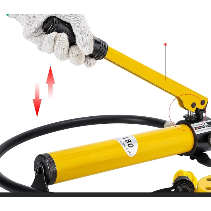 POWYSTAWOWA CGOLDENWALL CP-180 ręczny hydrauliczny pompka 60 kg/m2 0,8m wąż
