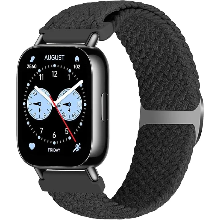 Pasek do Redmi Watch 5/5 Lite elastyczny nylonowy regulowany czarny