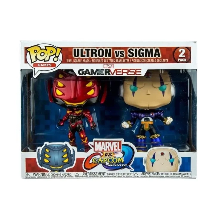 Funko POP! Marvel vs Capcom red Ultron/Sigma 2pak figurki