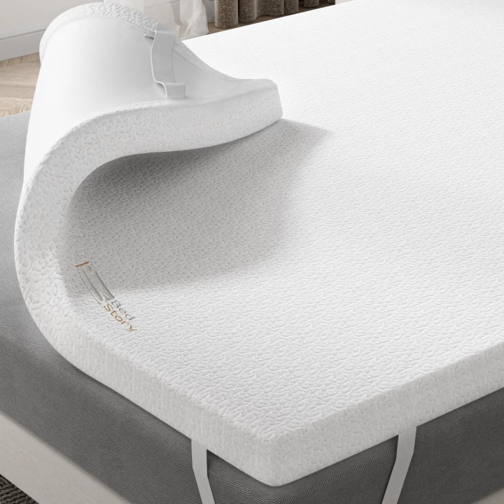 Topper BedStory 6cm 90x190cm pianka memory materac zdejmowany i zmywalny