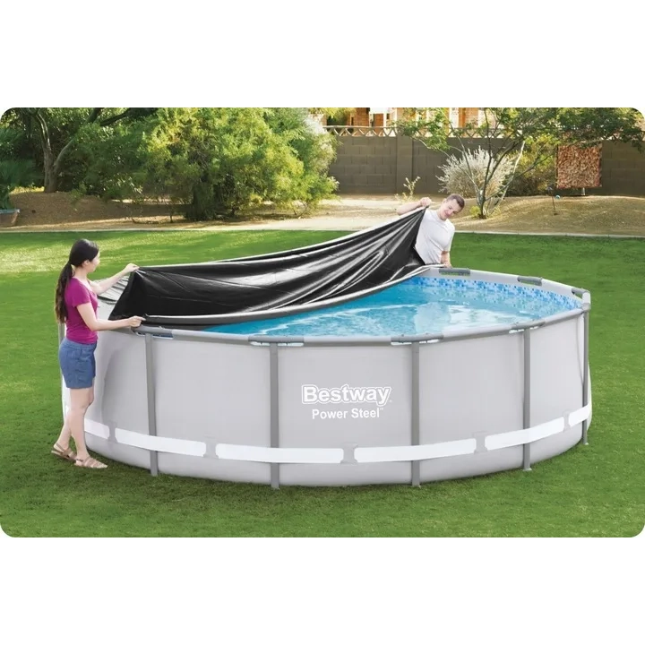 Pokrywa Basenowa Plandeka Mata Przykrycie Osłona Basenu BESTWAY 427cm 58248