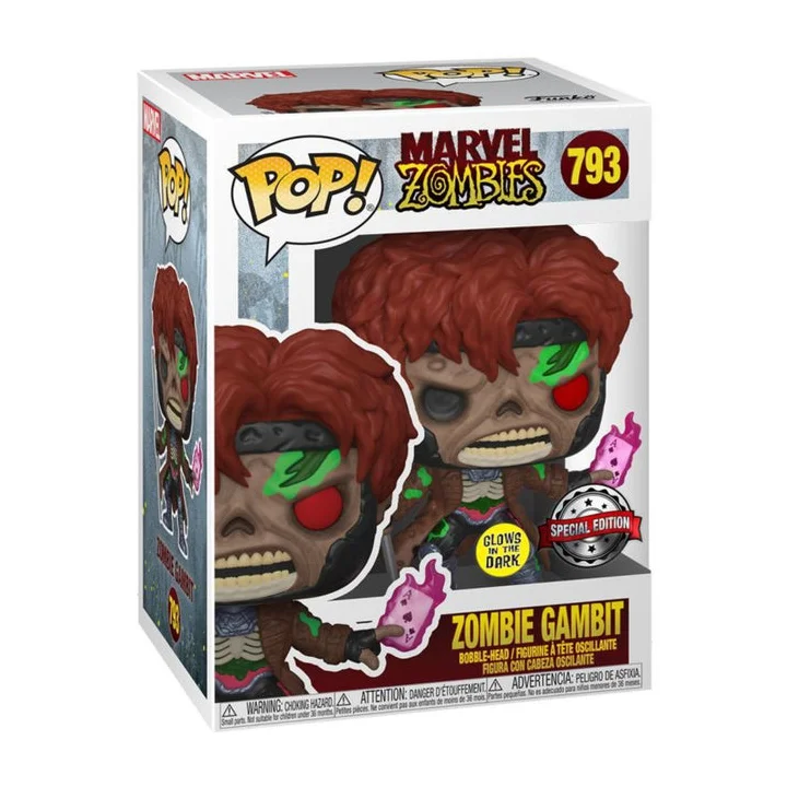 Funko POP! Marvel Zombies Zombie Gambit 793 SE Glow