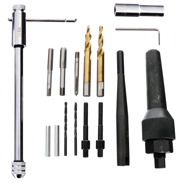 ZESTAW NAPRAWCZY SK2010 16cz do demontażu urwanych świec żarowych