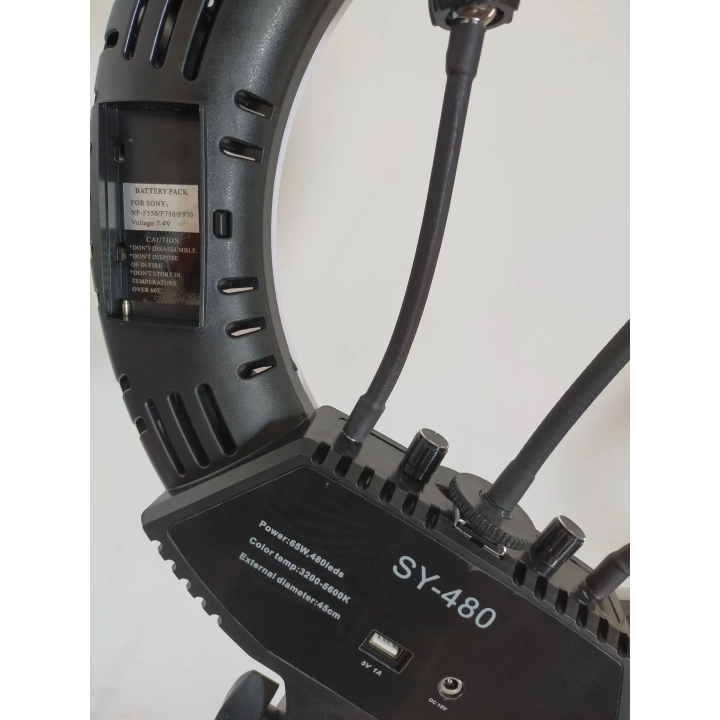 Lampa pierścieniowa LED 18 cali SY480II, 65W/96W, do Fotografii i Streamingu