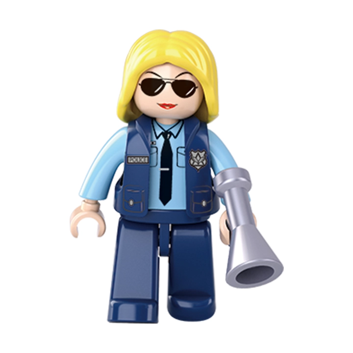 Klocki SLUBAN Policjantka 68 el. M38-B0600B