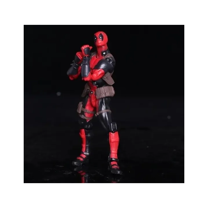 Figurka ruchoma DeadPool 15cm zestaw akcesoria ruchoma figurka z bronią i dodatkami, kolekcjonerska zabawka