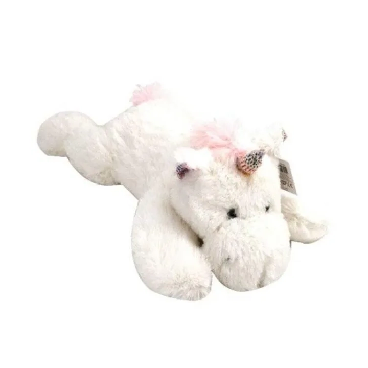Dami Maskotka Jednorożec leżący biały 62cm