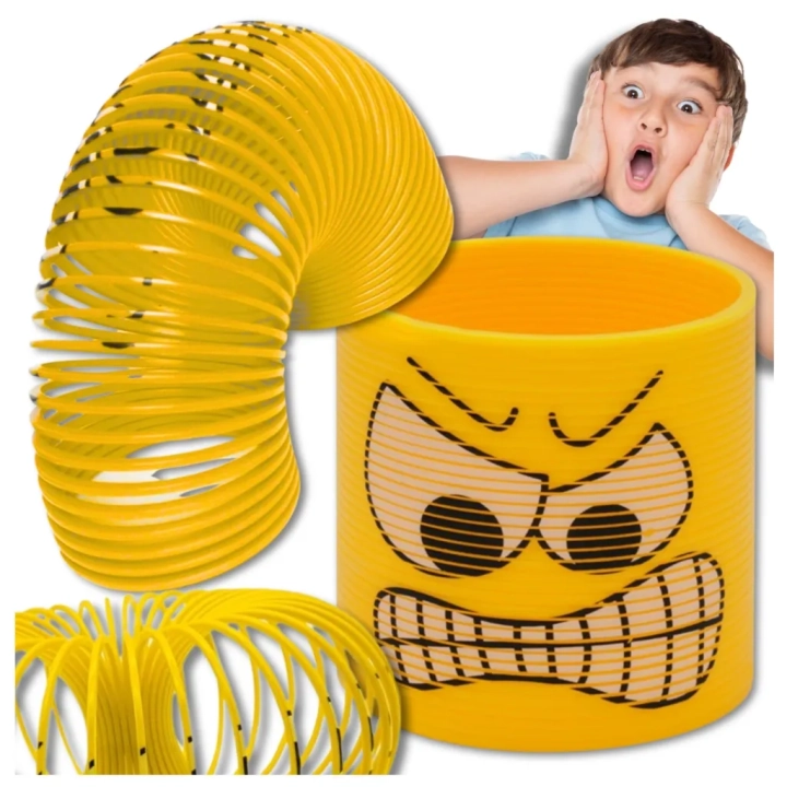 SPRĘŻYNA DLA DZIECI MAGICZNA SPRĘŻYNKA MAGIC SPRINGS EMOJI ŻÓŁTA