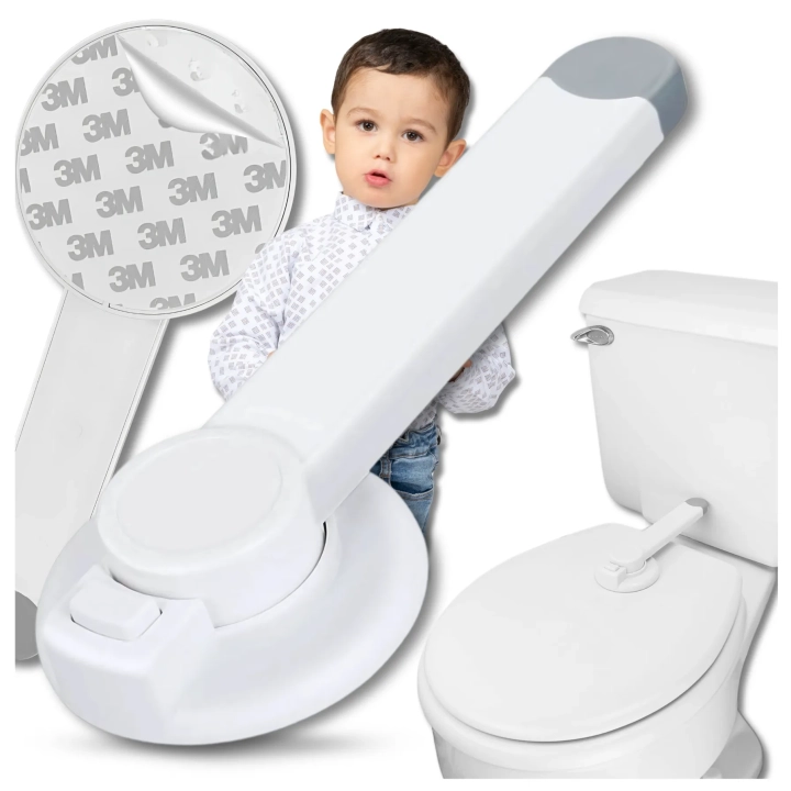 ZABEZPIECZWNIE TOALETY BLOKADA PRZED OTWARCIEM DESKI WC TOALETOWEJ NICEKIDS
