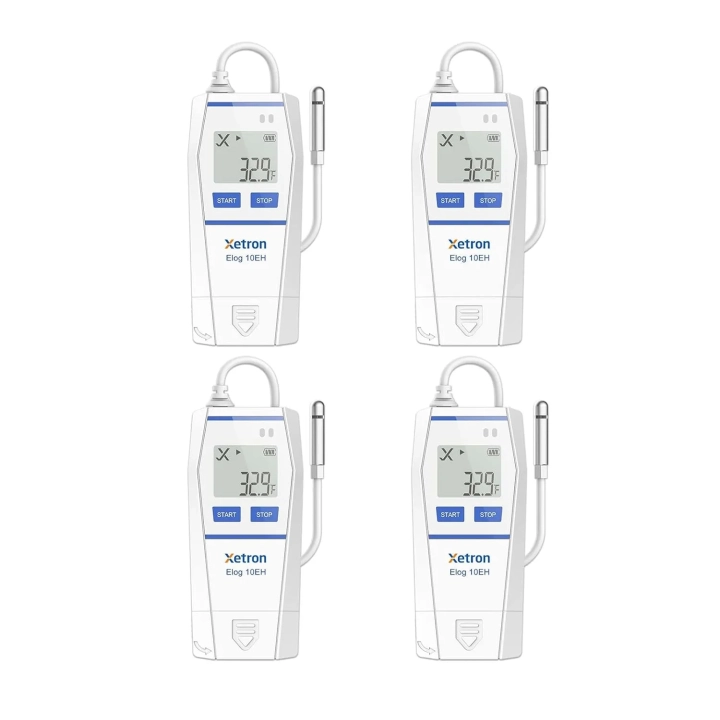 Rejestrator danych Xetron Elog10EH, sonda, eksport PDF, -40 do 85C