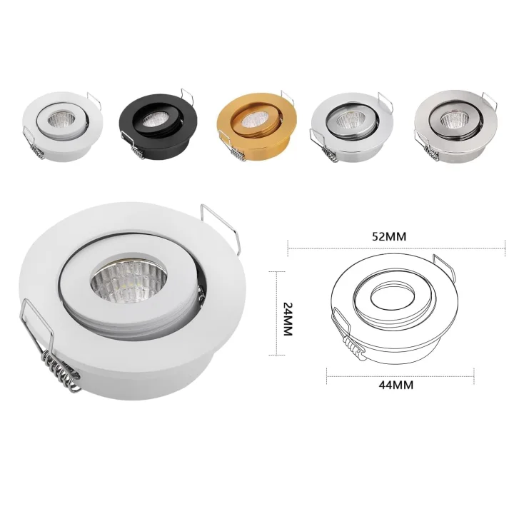 Reflektory wpuszczane mini JOYINLED 3W 3000K ciepła biel 10szt. POWYSTAWOWY