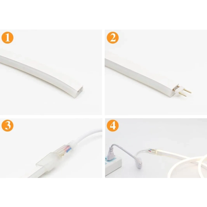 Taśma LED YOODI EU-D284 20 m 220 V IP65 120 LED/m 4000 K POWYSTAWOWY